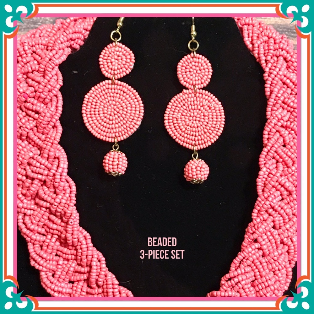 Necklace and earrings